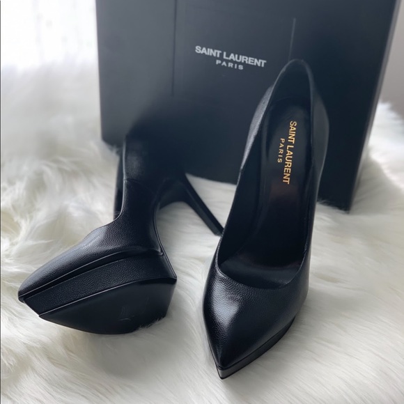 Saint Laurent Janis Pump in Black size 39.5 - Picture 5 of 6